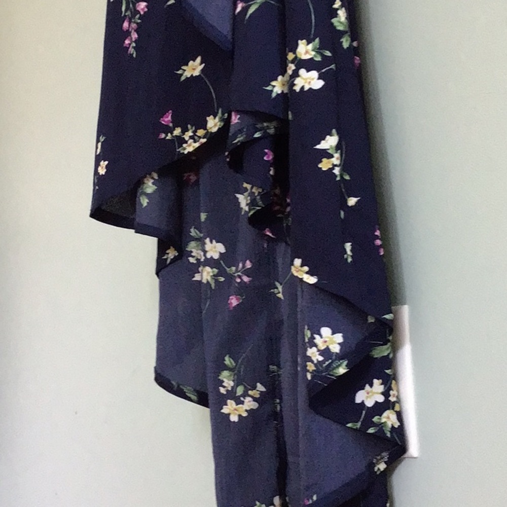 NWT 12 High Low MIDI Dress Navy MIDI Dress Ditsy Floral from Missguided - Picture 7 of 14